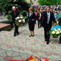 Урочисте святкування Дня Перемоги в м. Мар'їнка